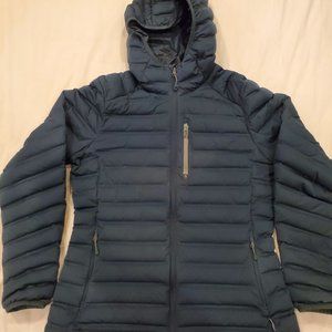 Mountain Hardwear down teal jacket size M